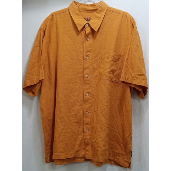 Royal Robbins Men’s Short Sleeve Button Down Camp Shirt 100% Cotton Size 2XL EUC - Picture 1 of 6